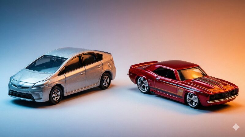 リアルなトミカとカスタムされたホットウィールのデザイン哲学の違い