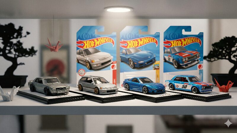 日本人デザイナーRyu Asada氏のJDM作品を和の雰囲気で展示