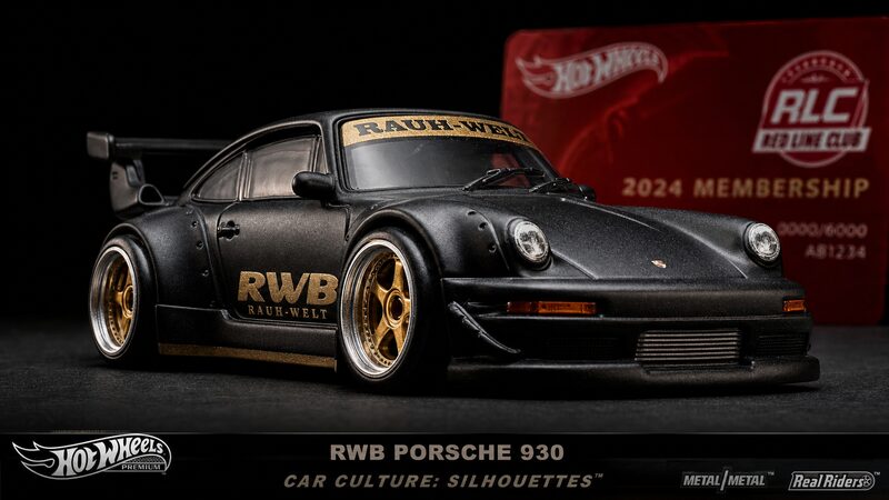 ホットウィールのRWB Porsche 930のワイドボディとRWBデカール