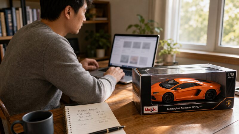 マイスト アヴェンタドールの購入ルートを調べる様子